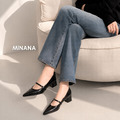 日常百搭尖頭粗跟瑪麗珍高跟鞋【S4238】MINANA_7