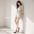 金屬鍊後絆帶尖頭高跟涼鞋【S4141】MINANA_3