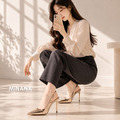 金屬色系後絆帶尖頭高跟涼鞋【S4289】MINANA_3