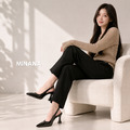 穿起來好美漆皮淺口尖頭高跟涼鞋 【S4207】MINANA_7
