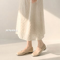 簡約復古方頭平底鞋【S4244】MINANA_5
