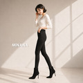 尖頭絨面側拉鏈高跟短靴【S4270】MINANA_6