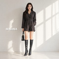 拉鍊款不過膝尖頭高跟長靴【S4259】MINANA_7