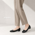 純色方頭低跟鞋【S3801】MINANA_4