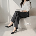 時尚百搭淺口尖頭低跟鞋 【S4306】MINANA_8