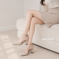 後蝴蝶結尖頭高跟涼鞋 【S4305】MINANA_4
