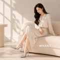5折✦金屬色系後絆帶尖頭高跟涼鞋【S4289】MINANA_3