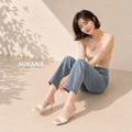 5折✦方頭露趾細高跟拖鞋【S4308】MINANA_3