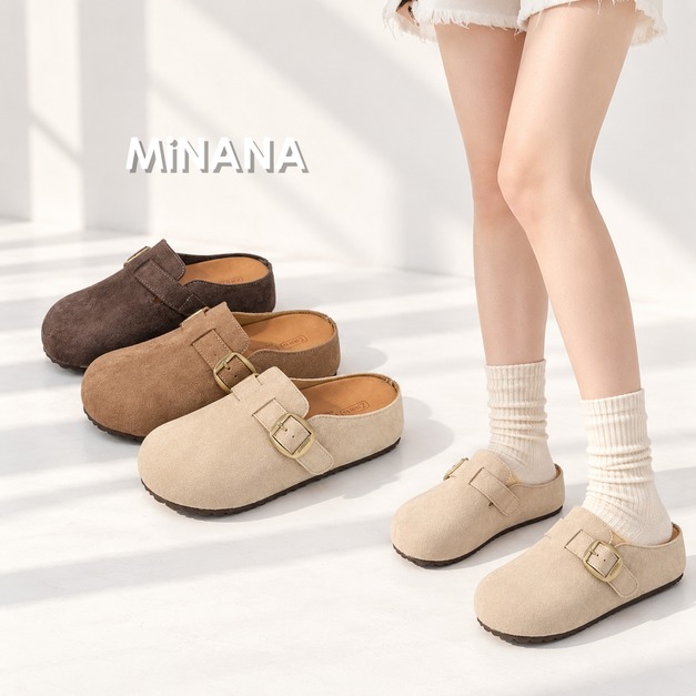 厚底半拖勃肯鞋【S4322】MINANA