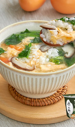 【米大師】湯泡飯-菠菜蛋花