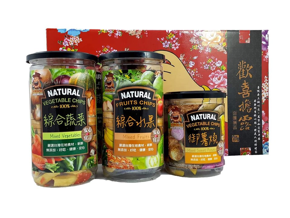 歡喜擔露綜合蔬菜水果脆片禮盒