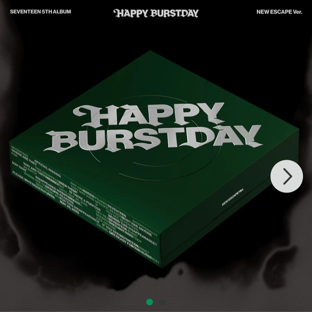 SEVENTEEN 第五張正規專輯 [HAPPY BURSTDAY]-NEW ESCAPE Ver.