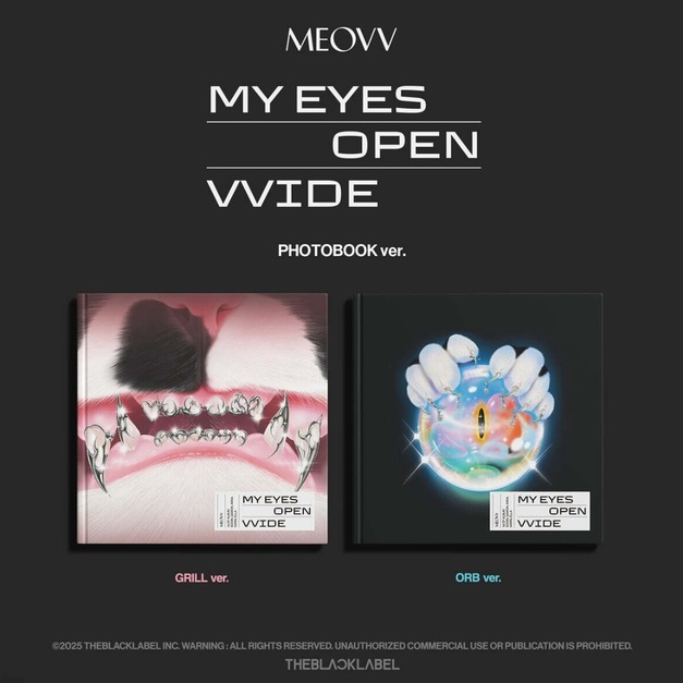 CD MEOVV (미야오) - 首張EP專輯《MY EYES OPEN VVIDE》 [寫真集版][2種套裝]