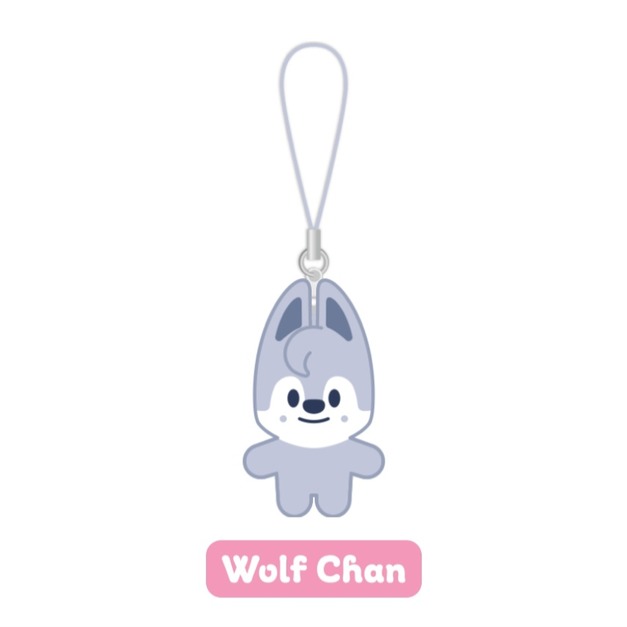 Stray Kids SKZOO KEYRING MICRO Ver. -SKZ 5'CLOCK [ Wolf Chan ]