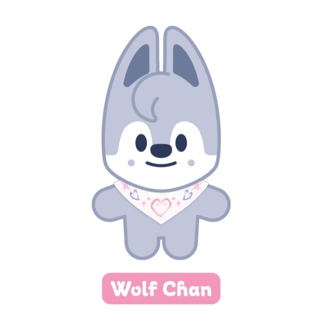 Stray Kids SKZOO PLUSH 10CM Ver. - S  5'CLOCK 毛絨玩具 [ Wolf Chan ]