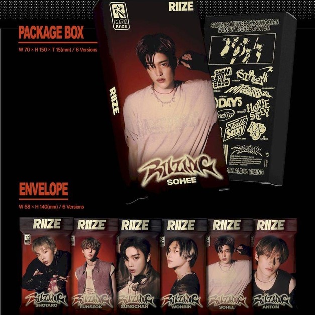 RIIZE 第一張迷你專輯「RIIZING(Photo Pack Ver.)」