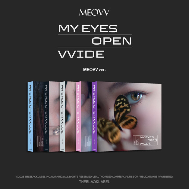 MEOVV (미야오) - 1st EP ALBUM 'MY EYES OPEN VVIDE' [MEOVV ver.][5種中隨機傳送1種]