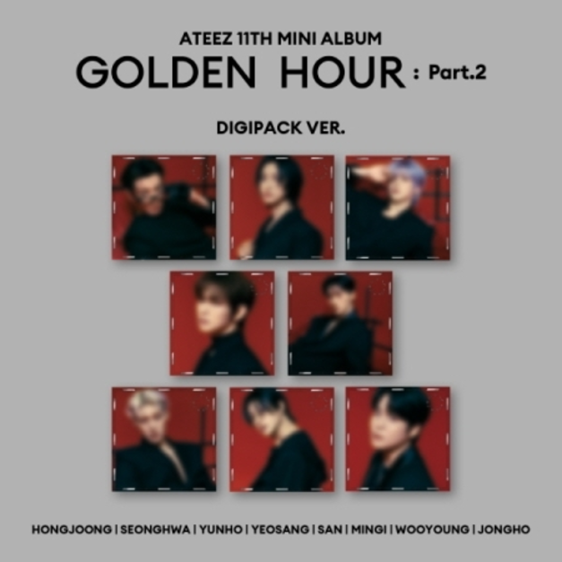 ATEEZ（YEOSANG版)第十一張迷你專輯「GOLDEN HOUR : Part.2(DIGIPACK VER.)」