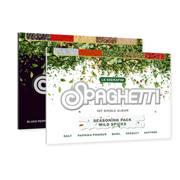 LE SSERAFIM 1st Single Album SPAGHETTI Weverse Albums ver.