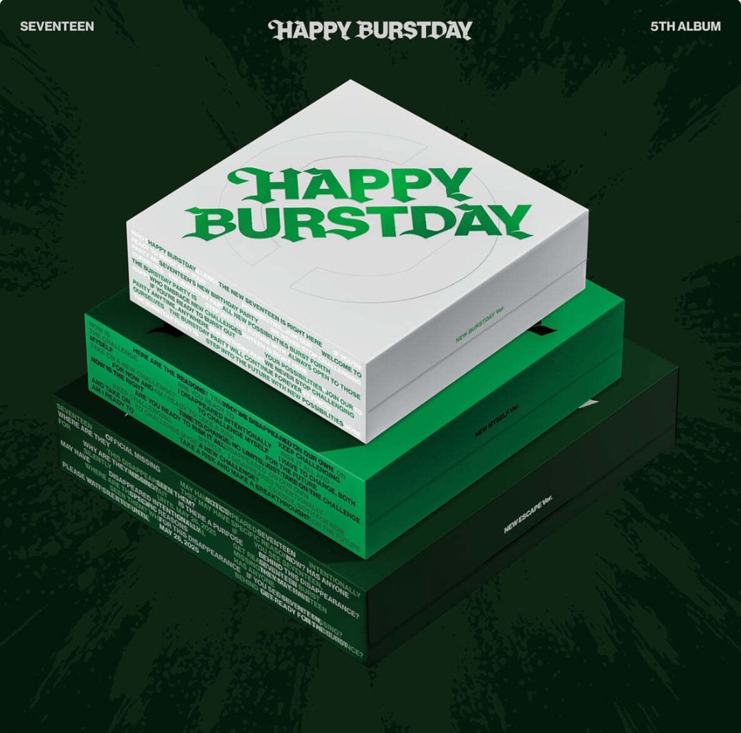 SEVENTEEN 第五張正規專輯[HAPPY BURSTDAY]-NEW ESCAPE Ver. | TaeHa