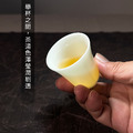 德化窯羊脂玉瓷聚香茶海．茶杯_3