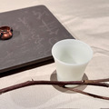 德化窯羊脂玉瓷聚香茶海．茶杯_14