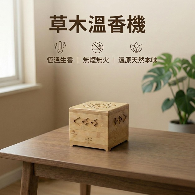 草木溫香機（台灣110V 三段恆溫薰香機）