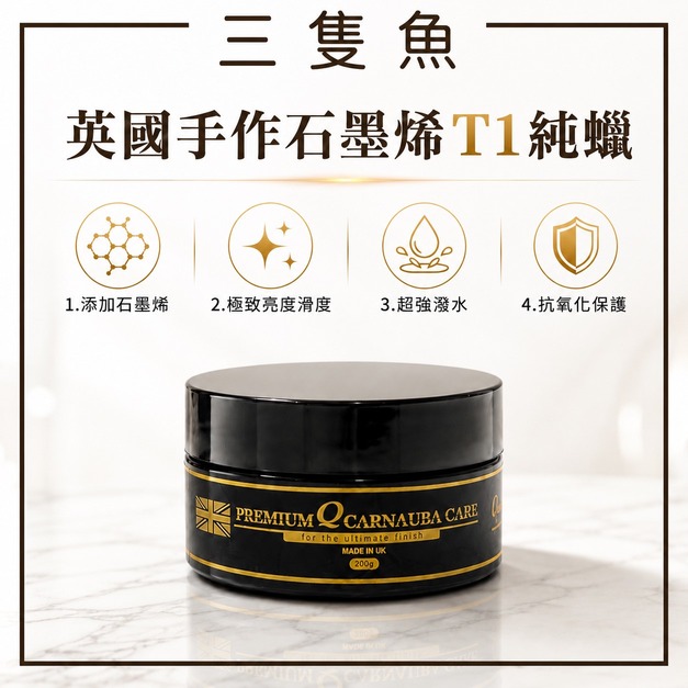 英國手作石墨烯 頂級棕櫚蠟