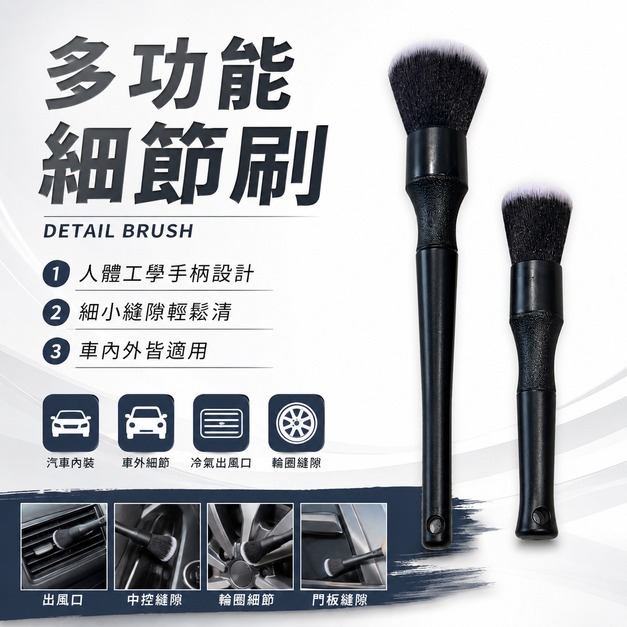 軟毛細節刷
