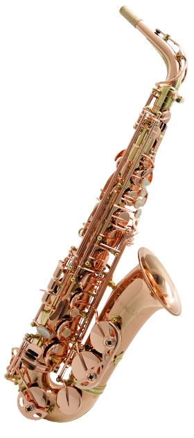 中音95紅銅客製化雕花克斯風（Alto Saxophone）