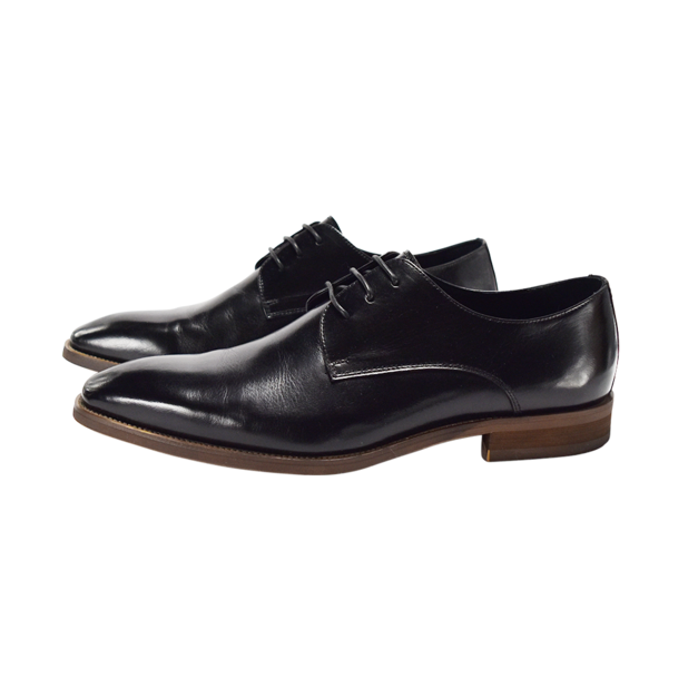 LAIO 簡雅素雅德比皮鞋 - 黑