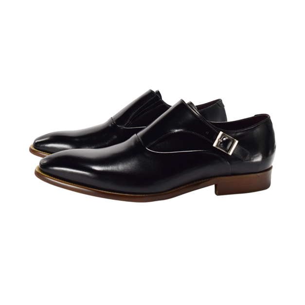 LAIO 極簡全素面孟克鞋 - 黑