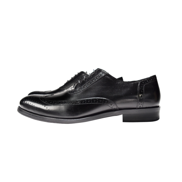 LAIO 經典雕花牛津鞋 - 黑