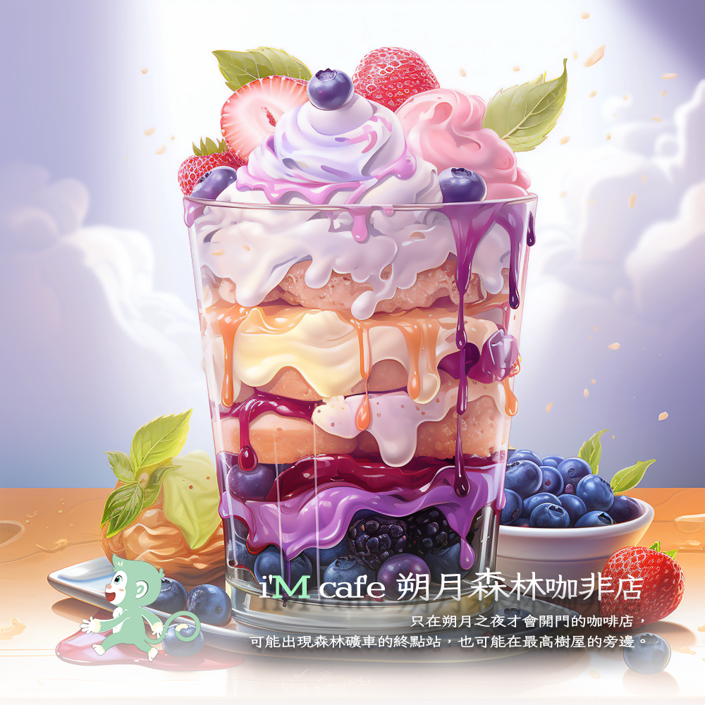 雨後彩紅達克瓦茲｜i'M caf'e 朔月森林咖非店｜#專為孩子設計的故事小課