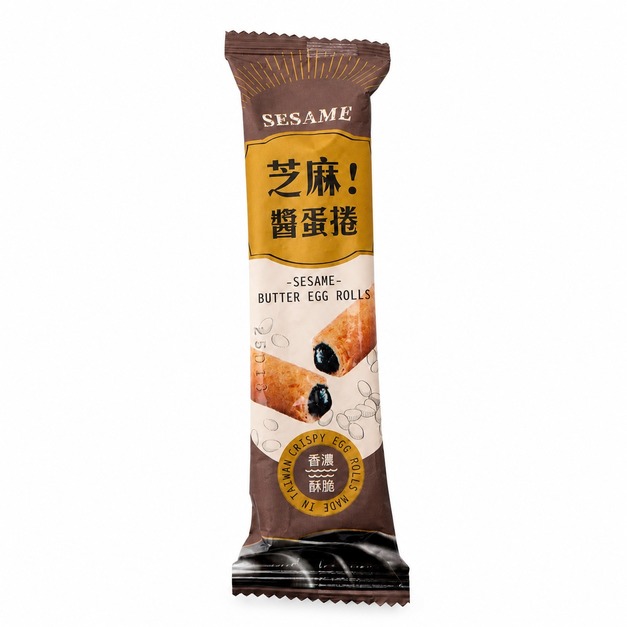 【興麥蛋捲】黑芝麻醬蛋捲1入