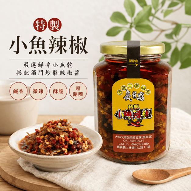 小魚乾辣椒醬｜特製小魚辣椒
