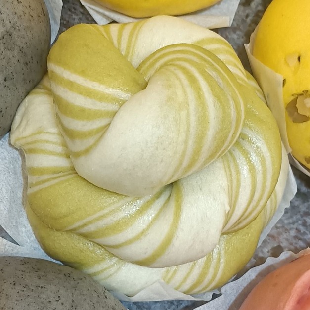 抹茶原味饅頭