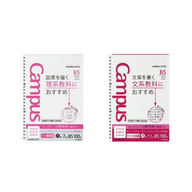 KOKUYO 學習專用26孔活頁紙
