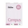 KOKUYO Campus 彩色活頁紙5mm方格30枚B5_1