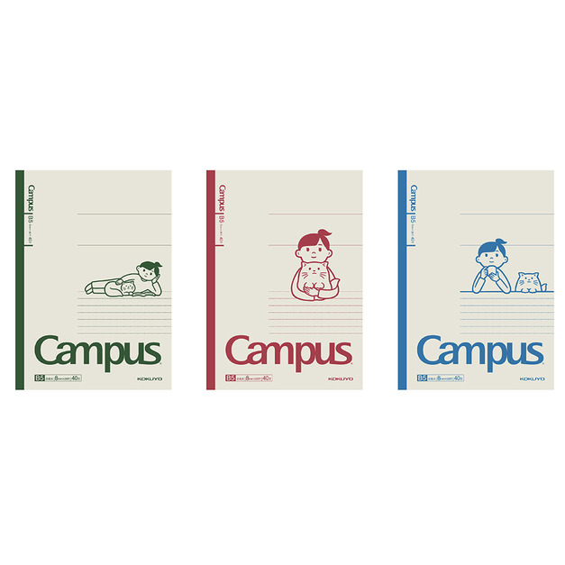 KOKUYO Noritake聯名ⅢCampus 筆記本B5(3入)