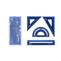 KOKUYO Campus 鋁合金尺組-藍_2