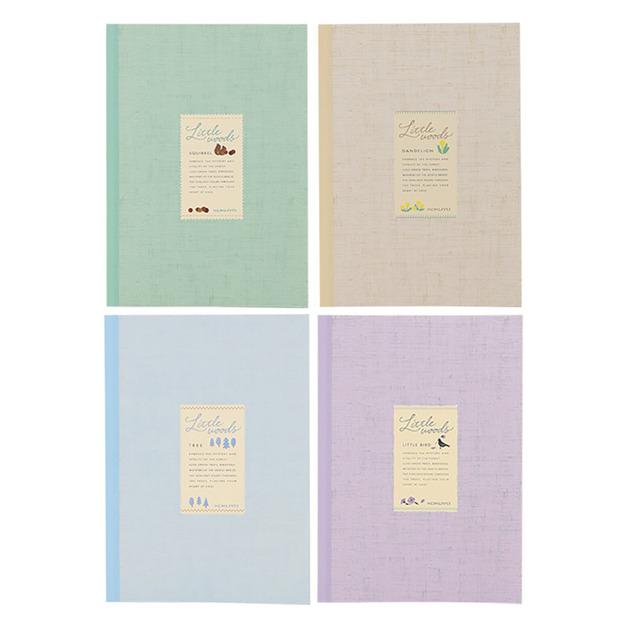 KOKUYO Little Woods 8mm點線筆記本A5(4入)