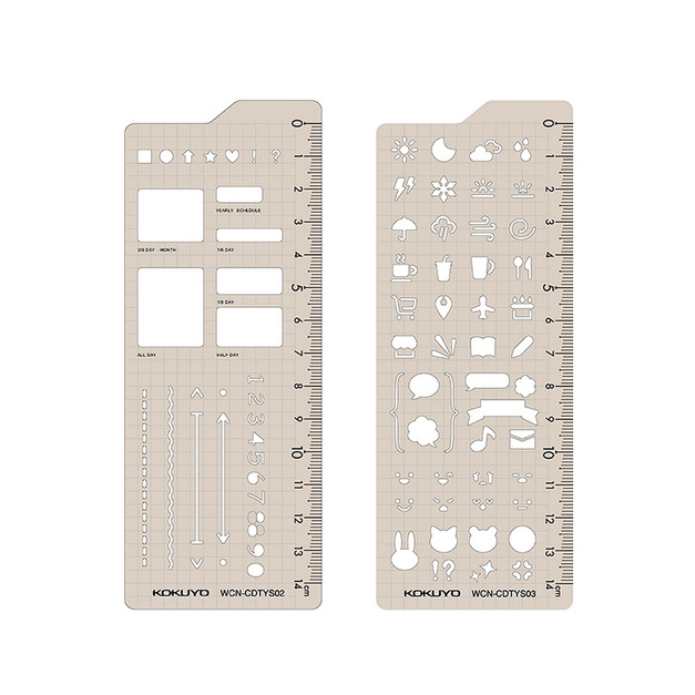 KOKUYO Campus MO 無時效手帳模板尺