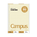 KOKUYO Campus 彩色活頁紙5mm方格30枚B5_2
