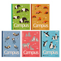 KOKUYO Campus 筆記本8mm點線B5-瀕臨絕種動物 5入