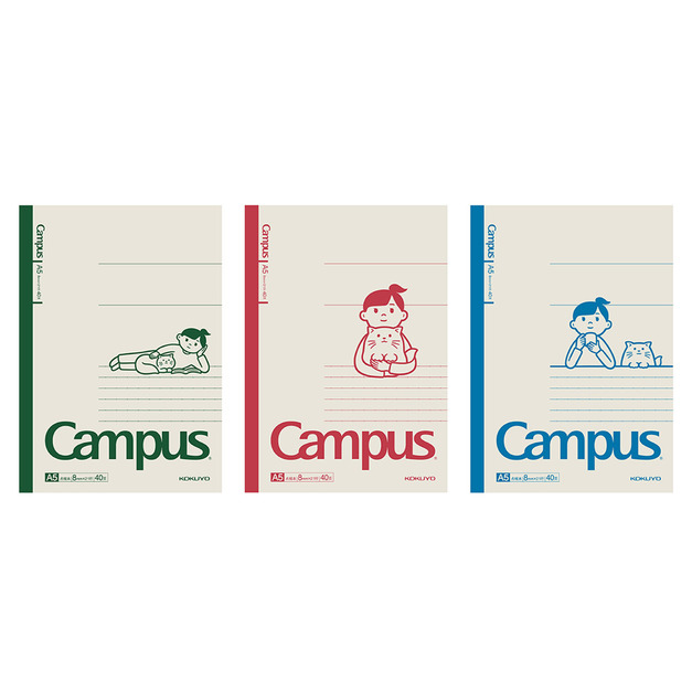 KOKUYO Noritake聯名ⅢCampus 筆記本A5(3入)