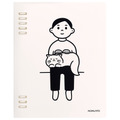 KOKUYO Noritake聯名 8孔活頁本U罫A5 白