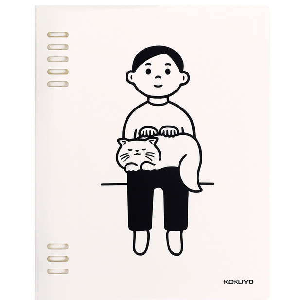 KOKUYO Noritake聯名 8孔活頁本U罫A5 白