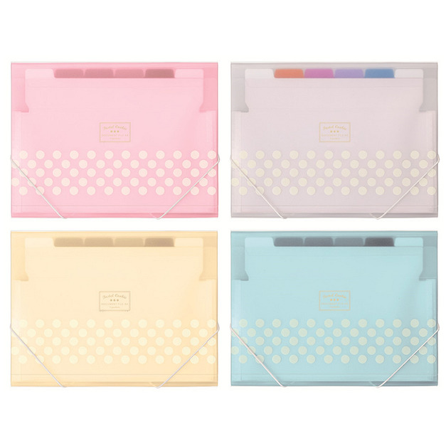 KOKUYO Pastel Cookie NOViTA-R 薄型風琴夾7層A4
