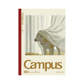 KOKUYO Campus 橫線8mm筆記本A5-窗簾與小狗 4入_1